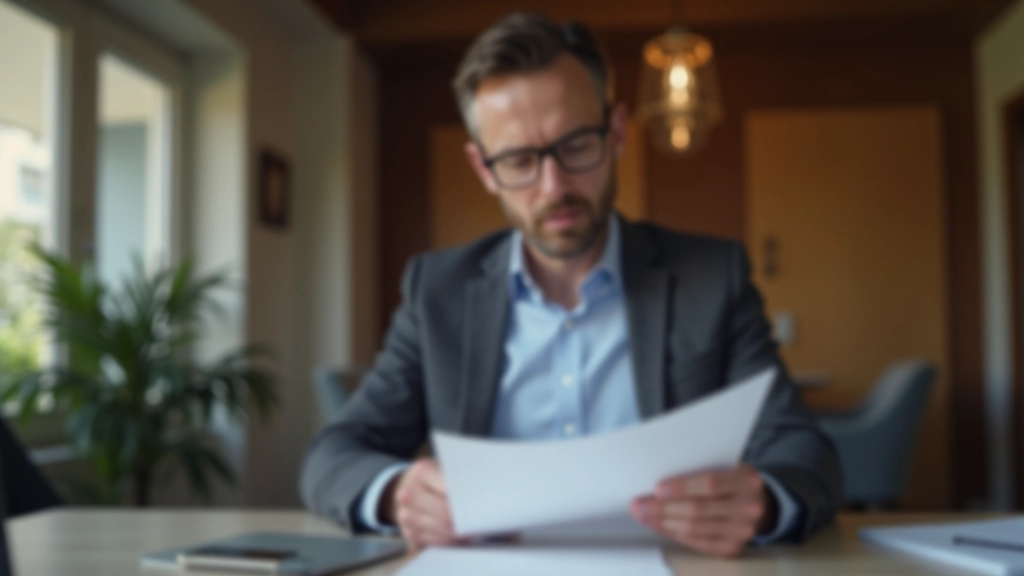 Osoba čte si návod na vyplňování daňového přiznání