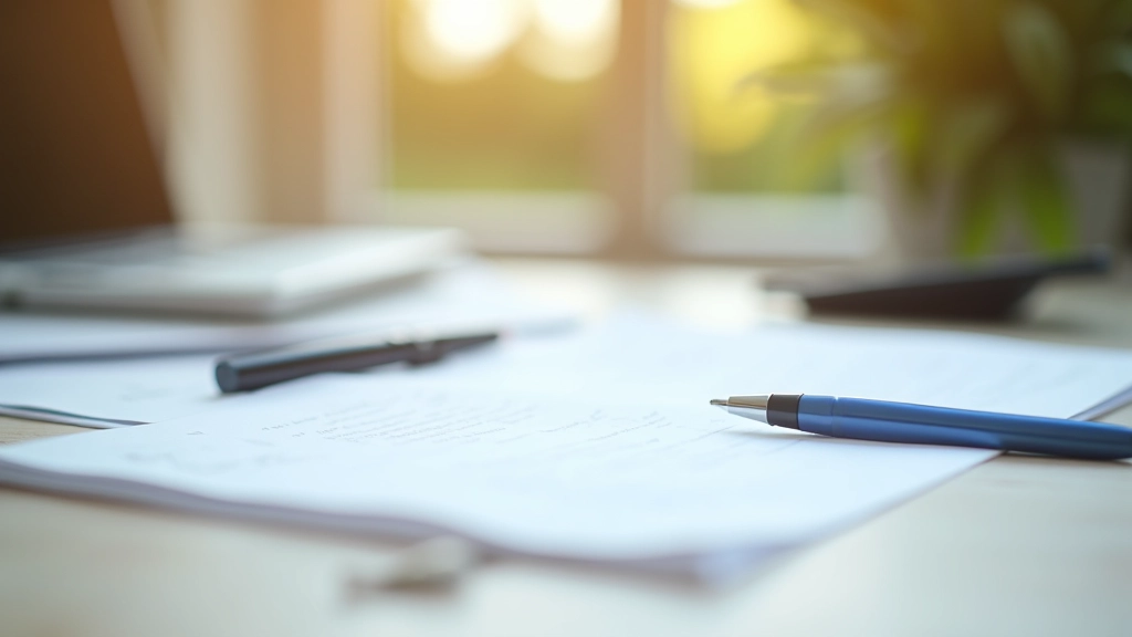 Příprava daňového přiznání s poznámkami na papíru a kalkulačkou na stole